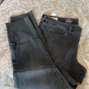 Gap Mid rise skinny jeans washed black